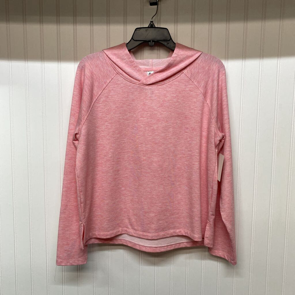 *SOLID LONG SLEEVE ACTIVE HOODIE SHIRT