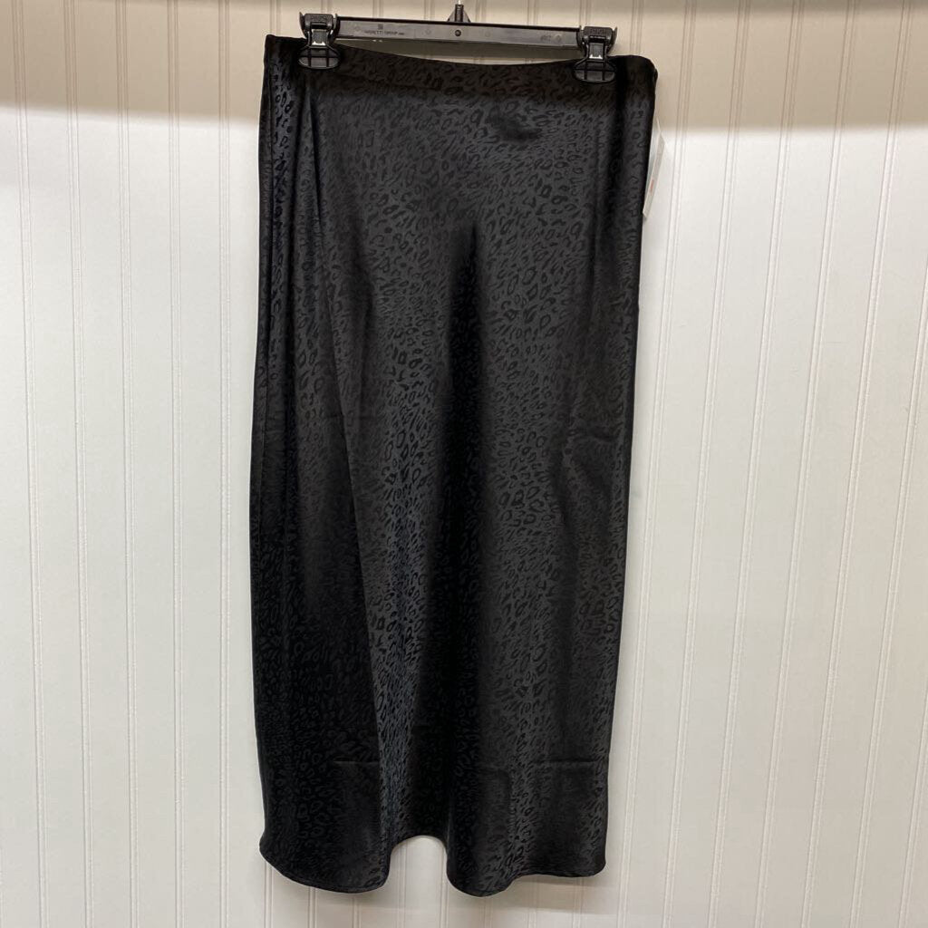 *LONG ELASTIC WAIST SILK SKIRT