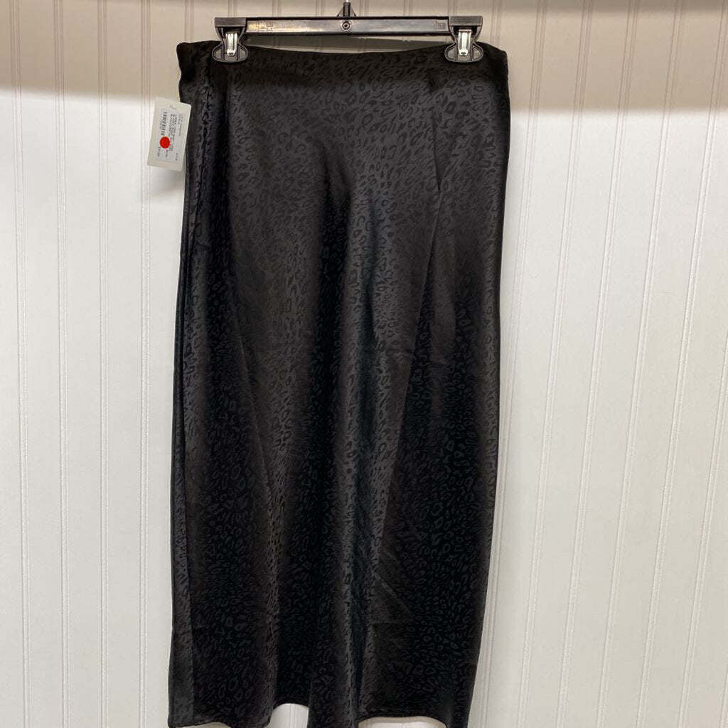 *LONG ELASTIC WAIST SILK SKIRT