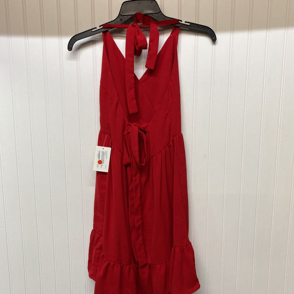 *HALTER TOP TIE BACK DRESS