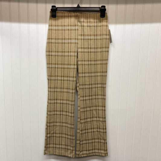 *PLAID STRAIGHT KNIT DRESS PANTS