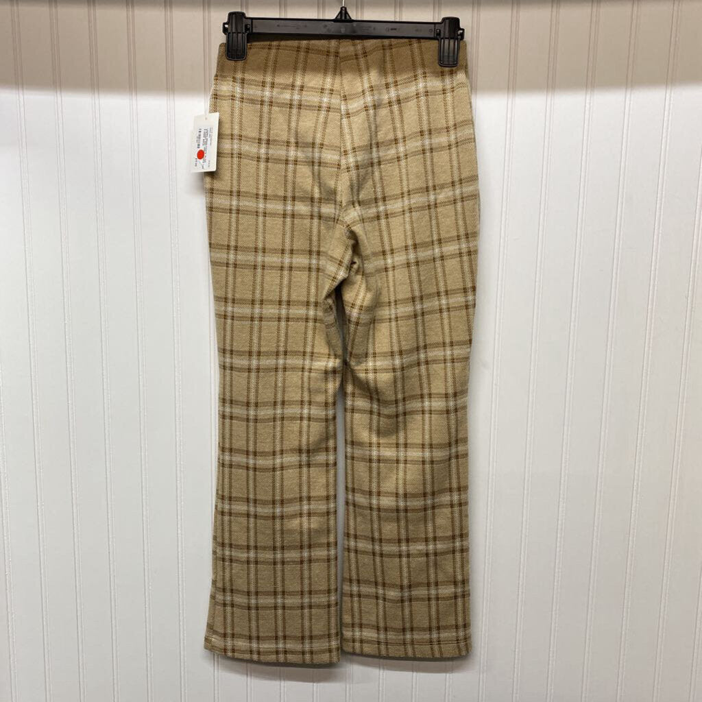 *PLAID STRAIGHT KNIT DRESS PANTS
