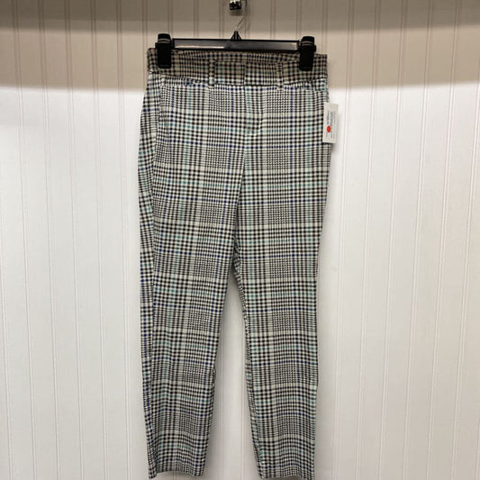 *HIGH RISE PLAID PIXIE DRESS PANTS