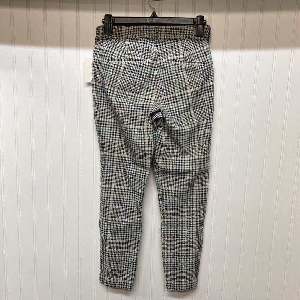 *HIGH RISE PLAID PIXIE DRESS PANTS