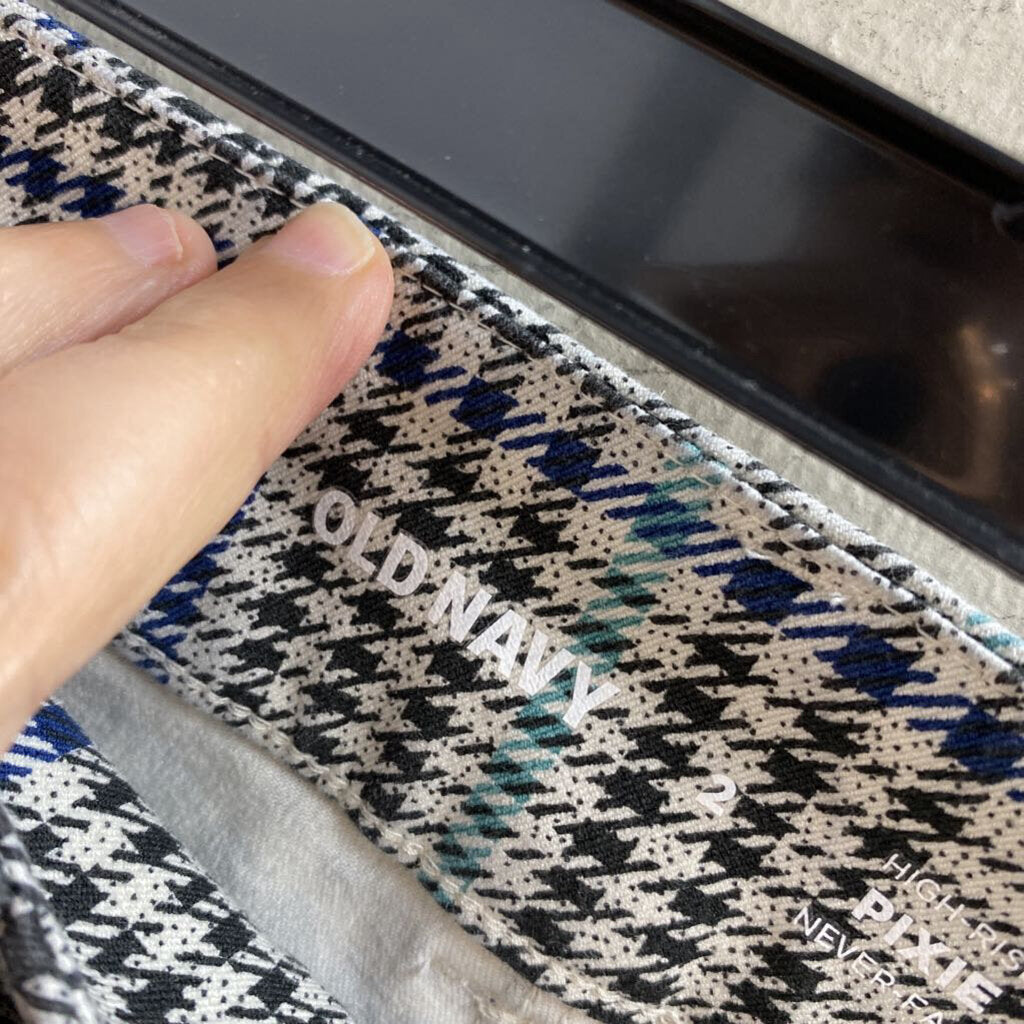 *HIGH RISE PLAID PIXIE DRESS PANTS