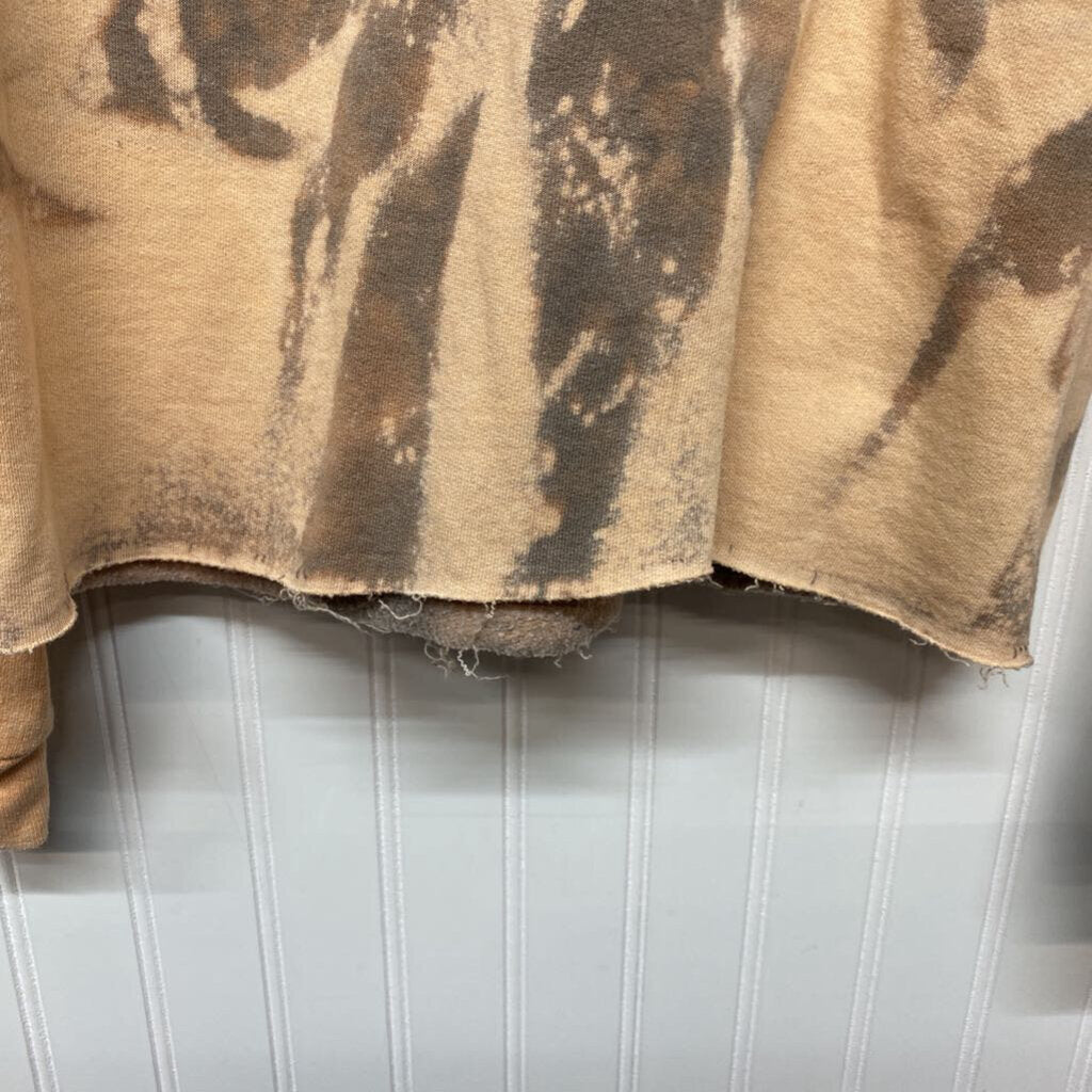 *TIE DYED DISTRESSED SWEATSHIRT