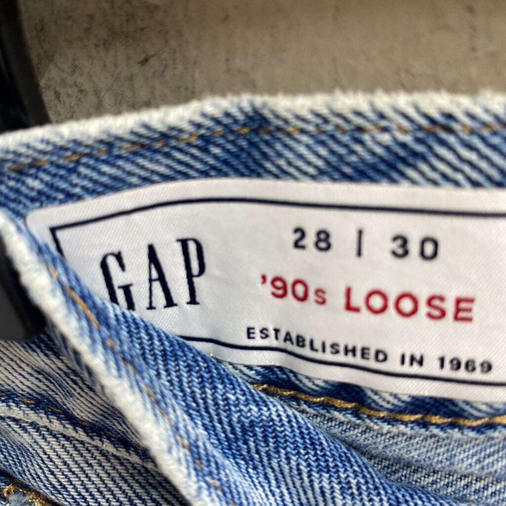 *90's WIDE LEG LOOSE FIT JEANS