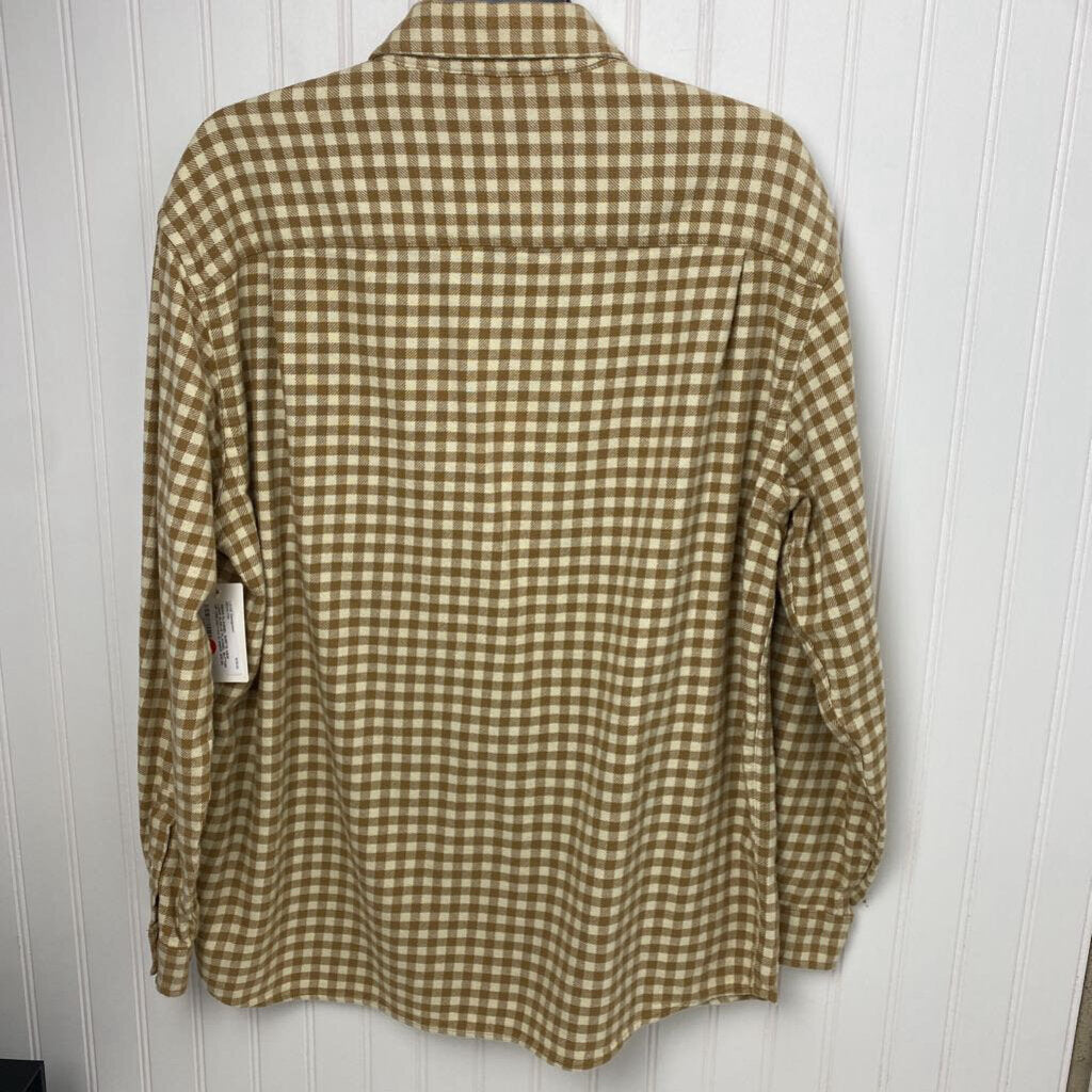 LONG SLEEVE FLANNEL BUTTON UP