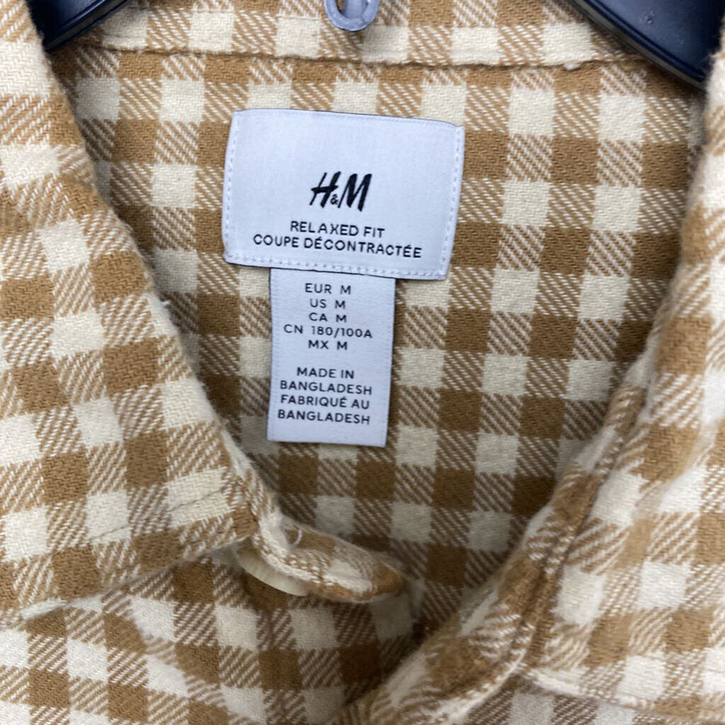 LONG SLEEVE FLANNEL BUTTON UP