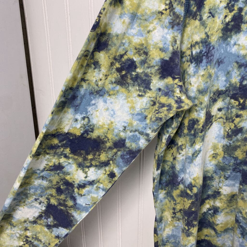 LONG SLEEVE TIE DYED KNIT TOP