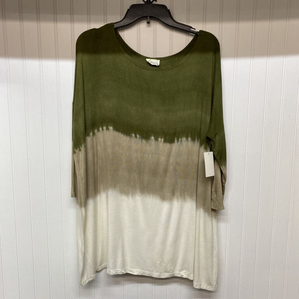 TRI COLORED LONG SLEEVED
