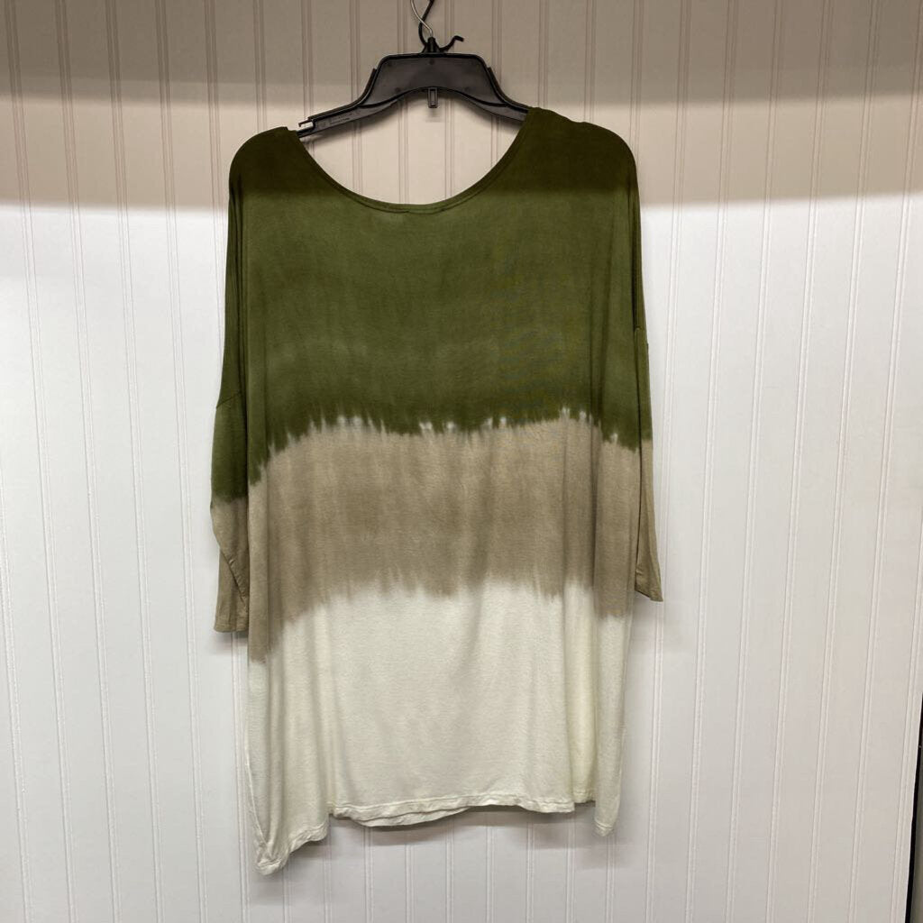 TRI COLORED LONG SLEEVED