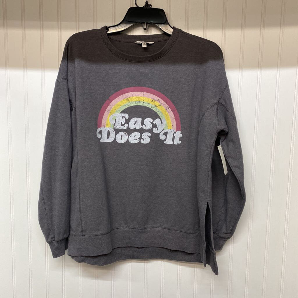 EASY DOES IT GRAPHIC SWEATSHIRT