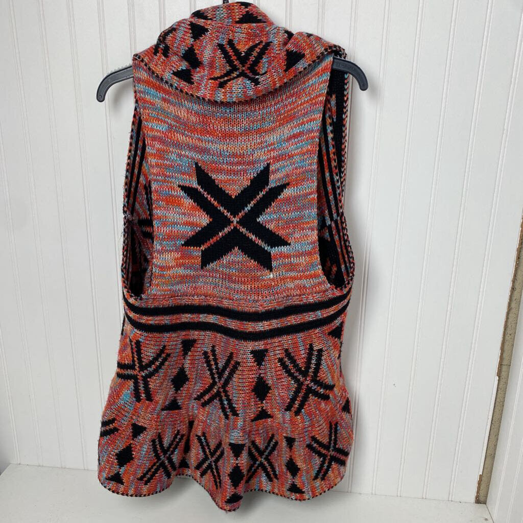 OPEN FRONT SWEATER VEST