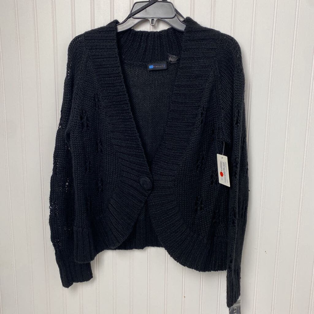 ONE BUTTON CARDIGAN SWEATER