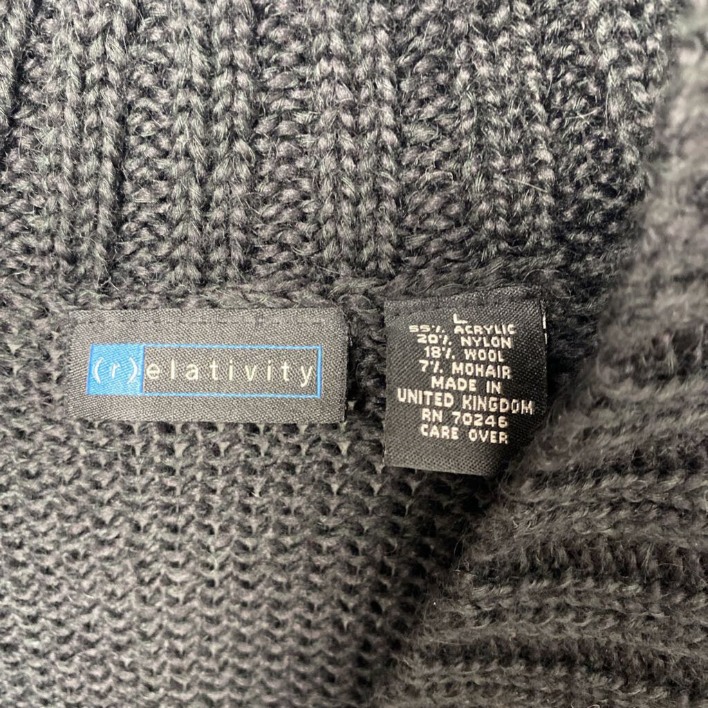 ONE BUTTON CARDIGAN SWEATER