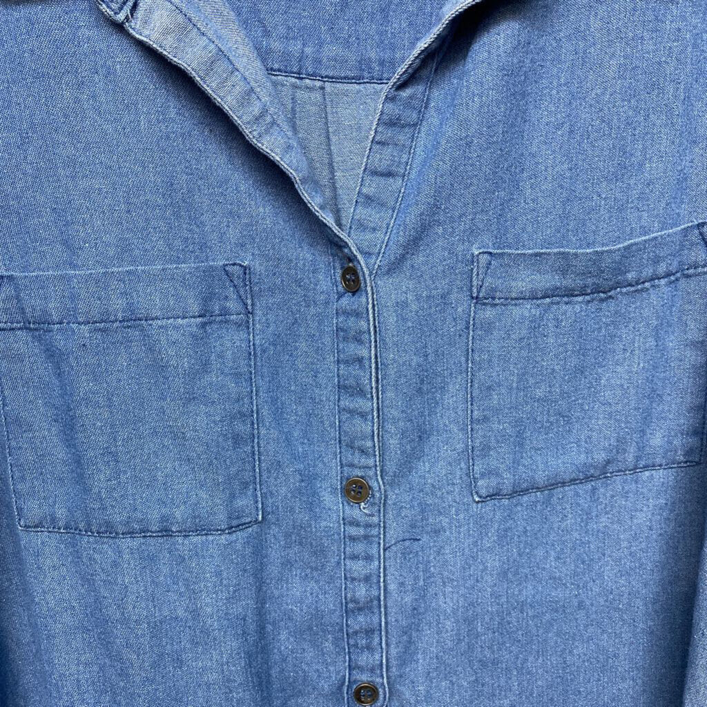 LONG SLEEVED DENIM DRESS