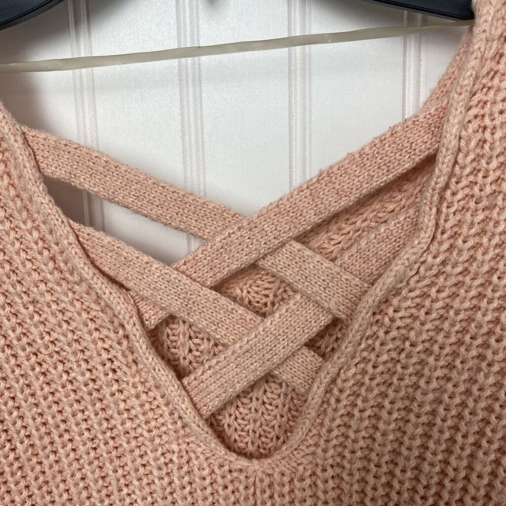 CRISS CROSS BACK SWEATER