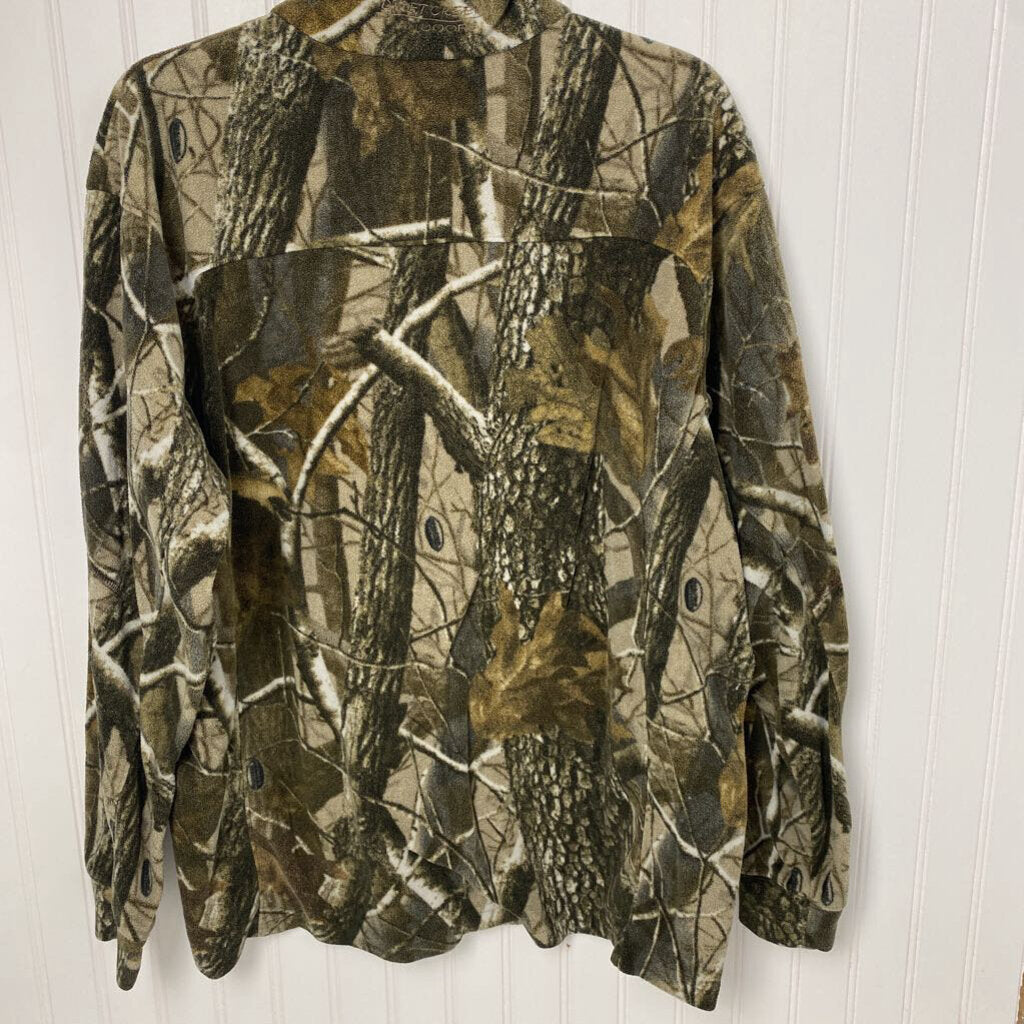 CAMO FLEECE PULLOVER