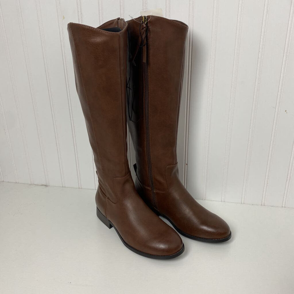 FAUX LEATHER BOOTS