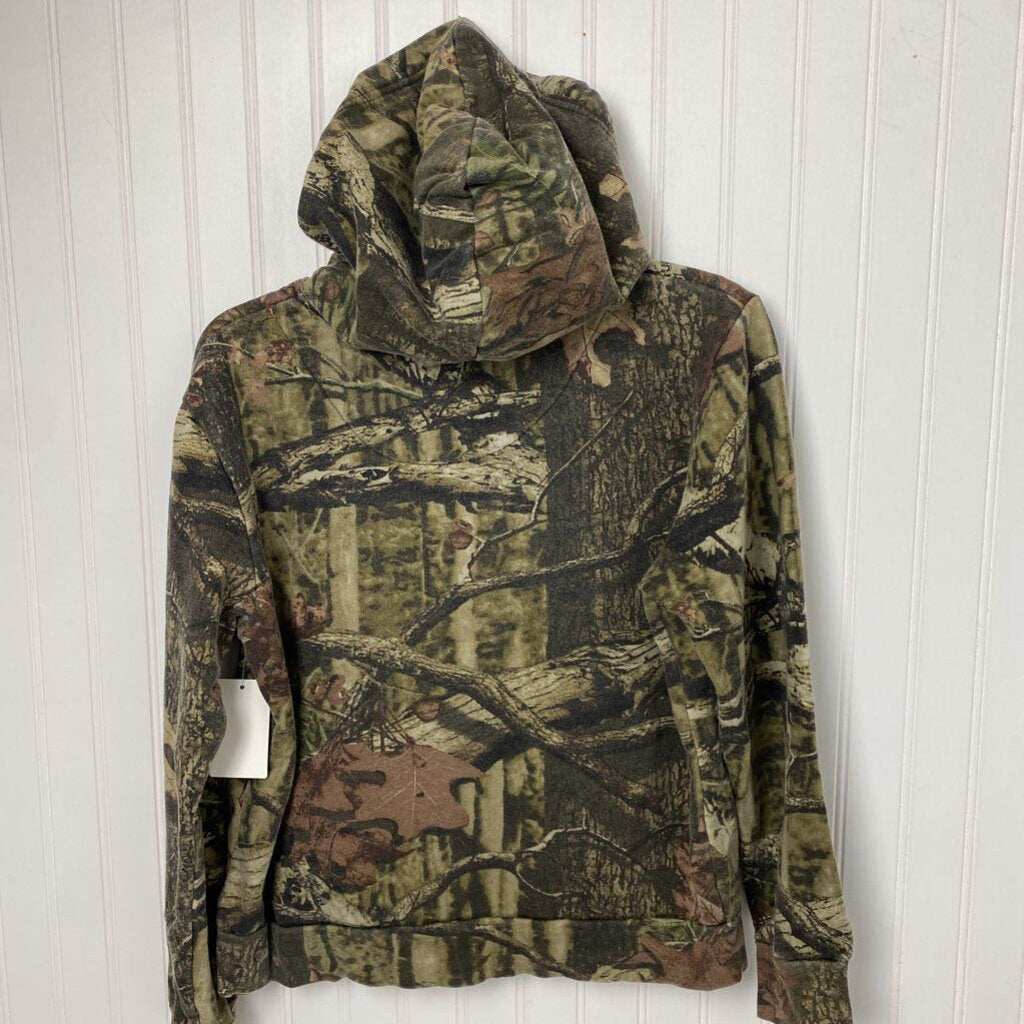 HOODED CAMOFLAGE SWEATSHIRT