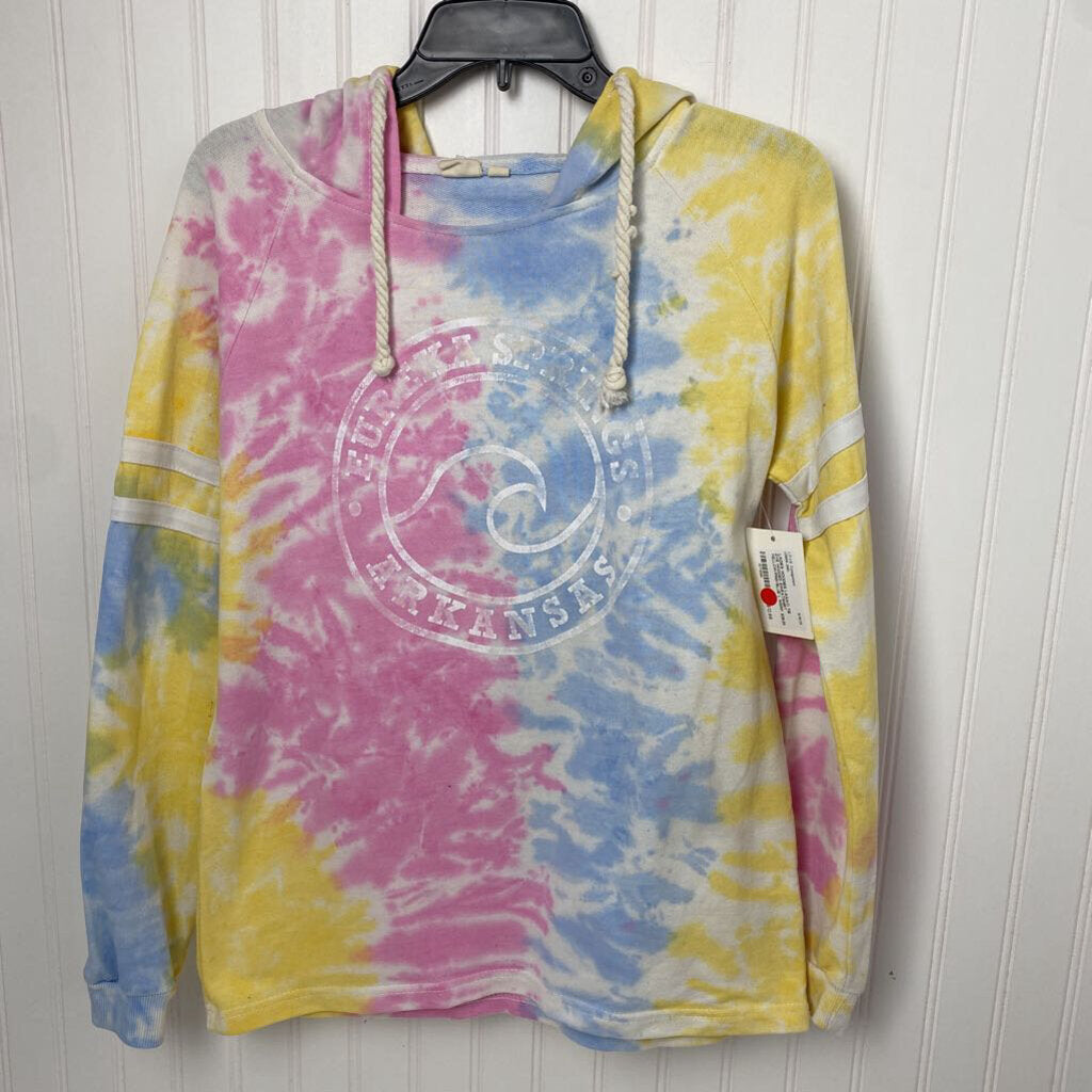 TIE DYE HOODED SWEATSHIRT