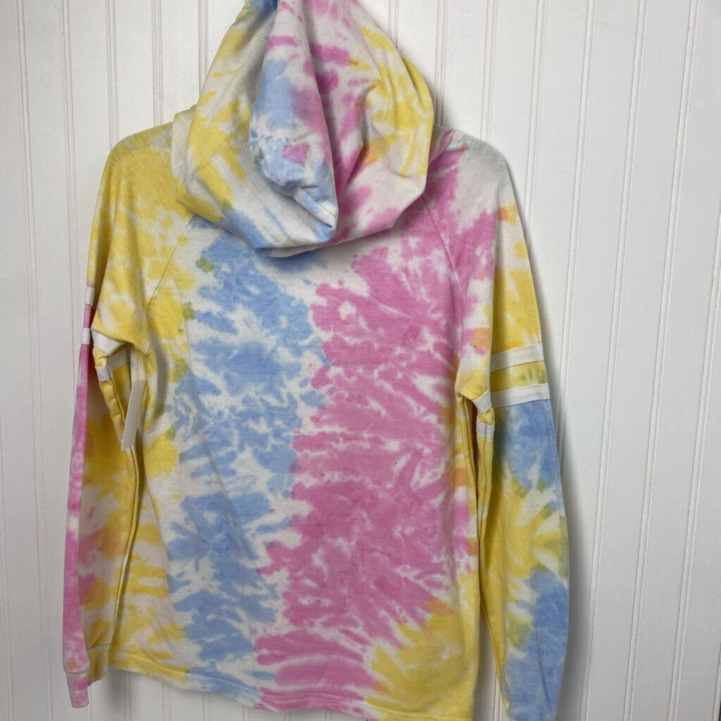 TIE DYE HOODED SWEATSHIRT