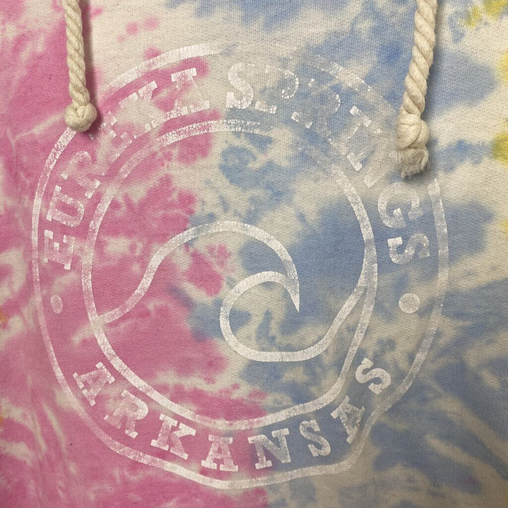 TIE DYE HOODED SWEATSHIRT