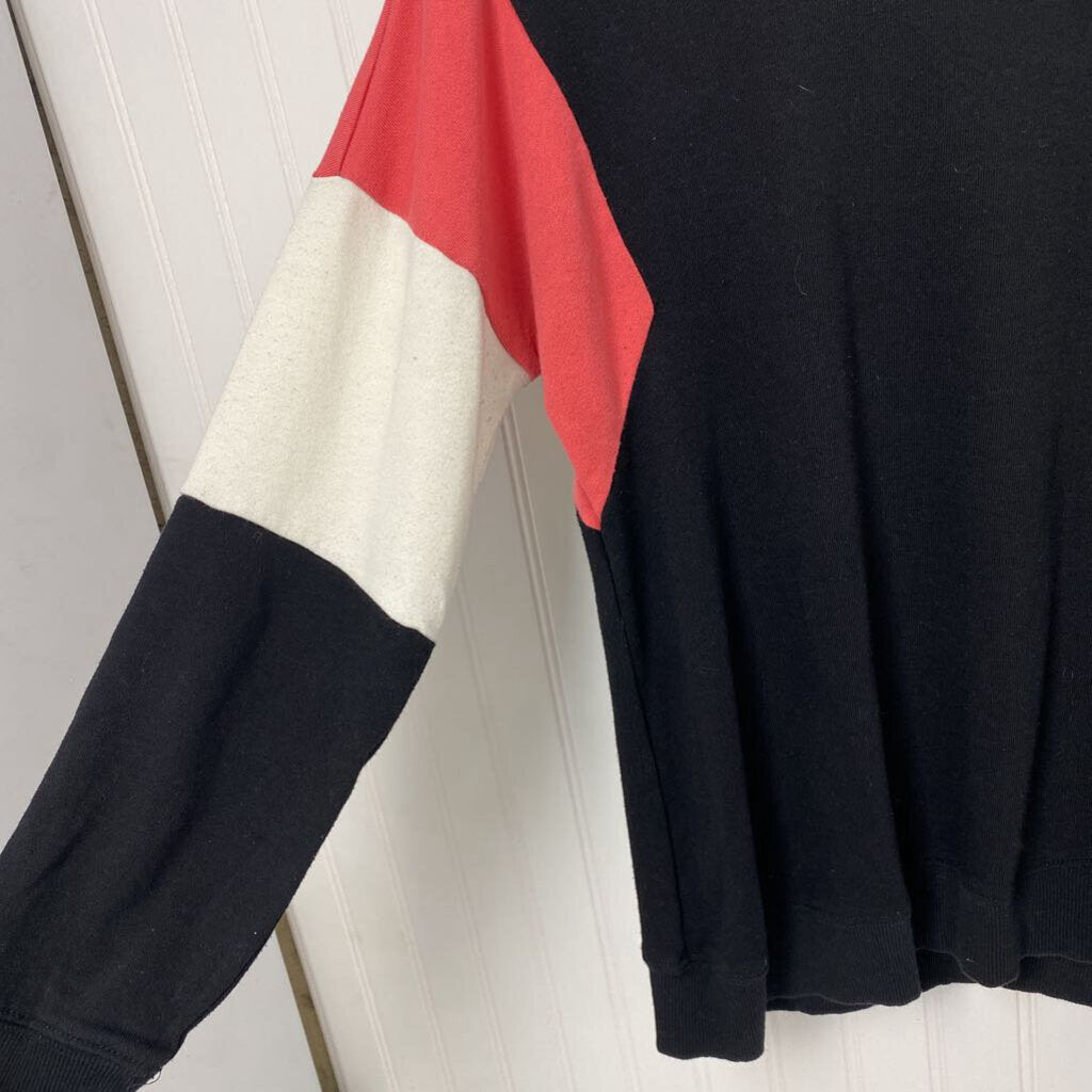 BLACK, PINK,& WHITE LONG SLEEVED