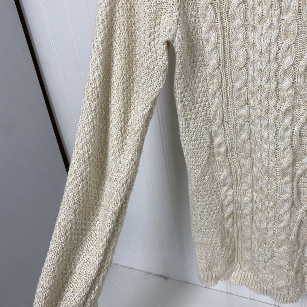CABLE KNIT LONG SWEATER