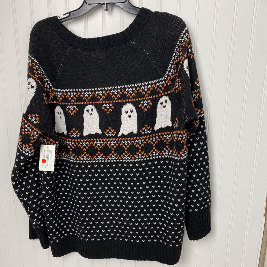 HALLOWEEN BUTTON UP SWEATER