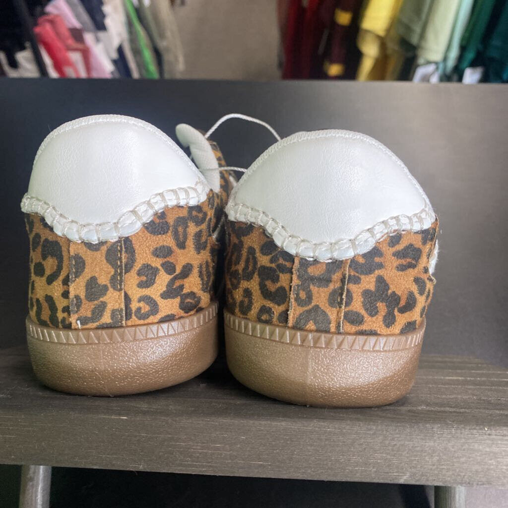 ANIMAL PRINT SUEDE SNEAKERS
