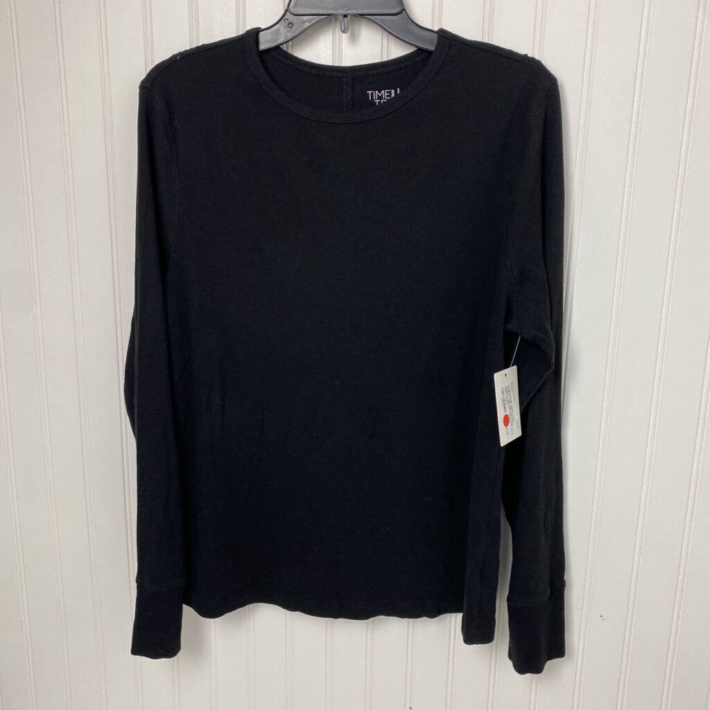 LONG SLEEVE RIB KNIT TEE
