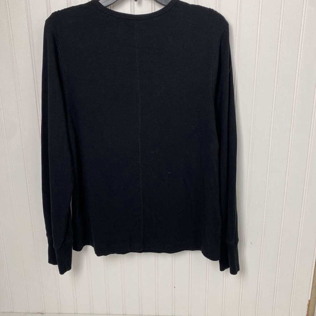 LONG SLEEVE RIB KNIT TEE