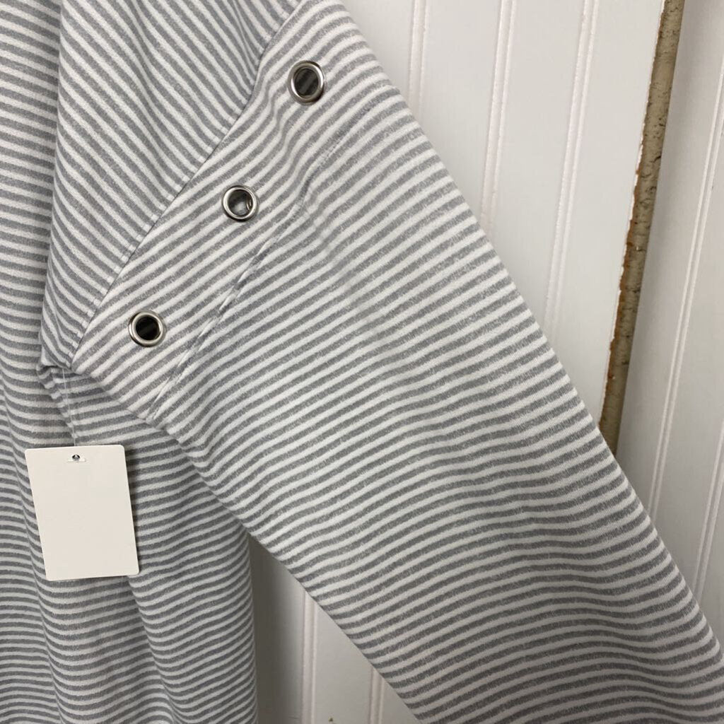 LONG SLEEVE STRIPED SWEATSHIRT