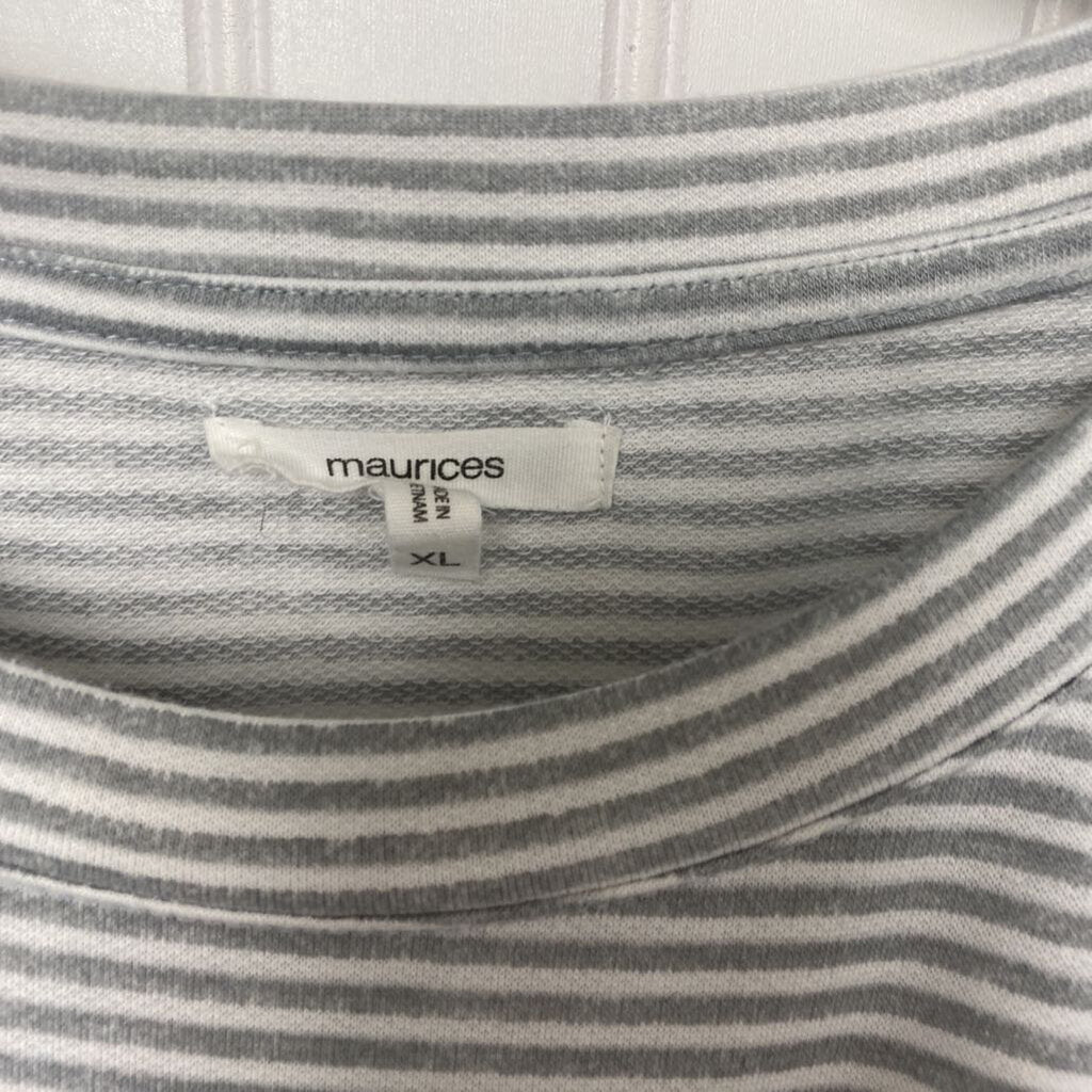 LONG SLEEVE STRIPED SWEATSHIRT