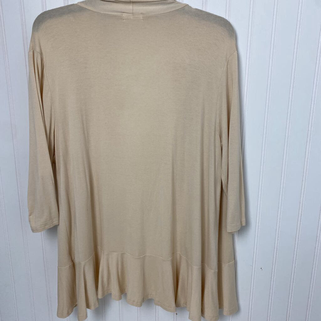 OPEN FRONT CARDIGAN