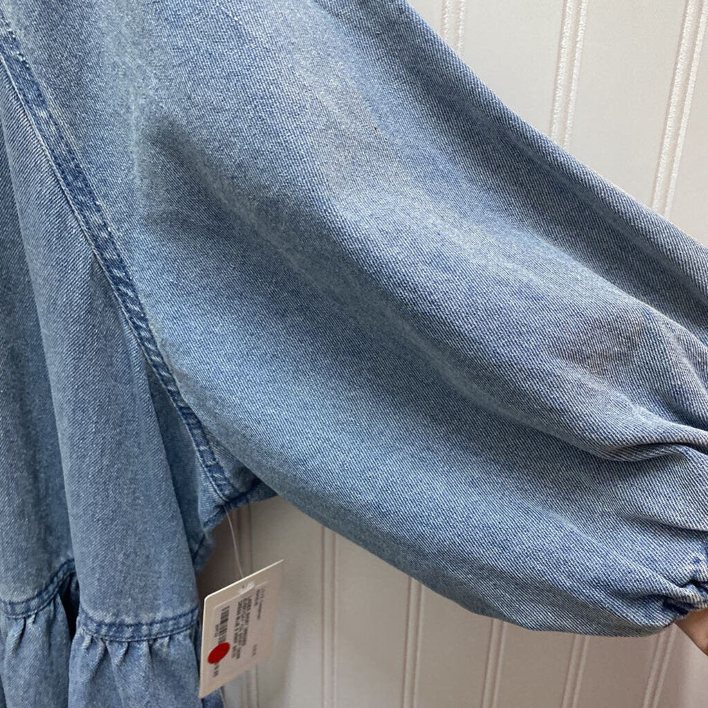 SHORT DENIM DRESS