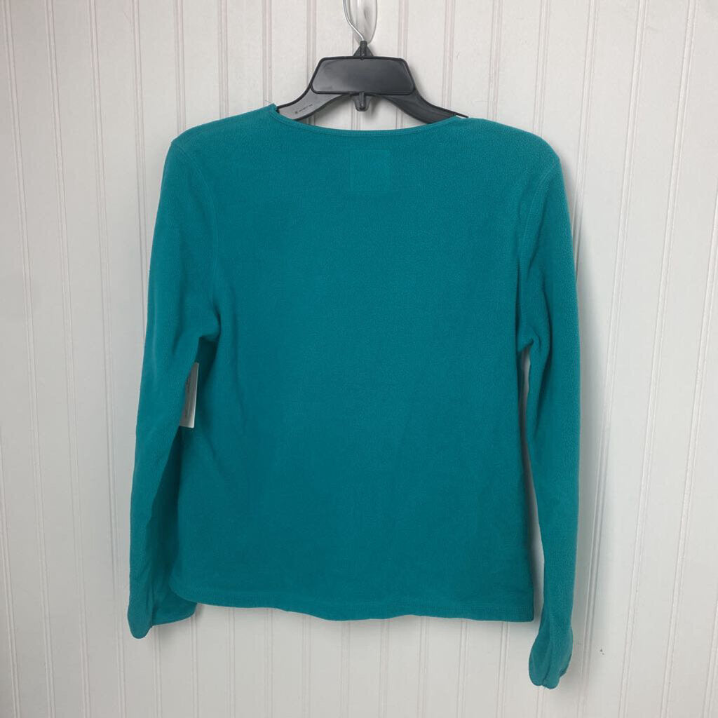V NECK FLEECE PULLOVER