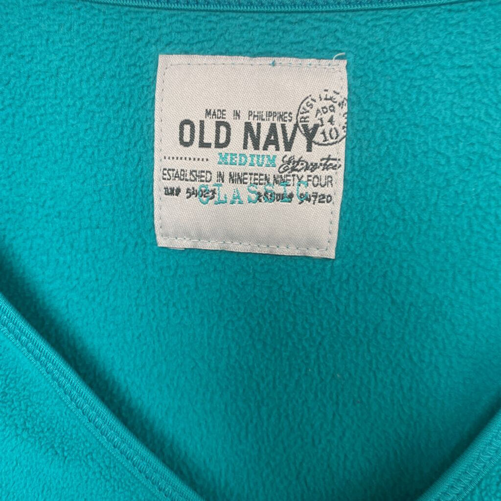 V NECK FLEECE PULLOVER