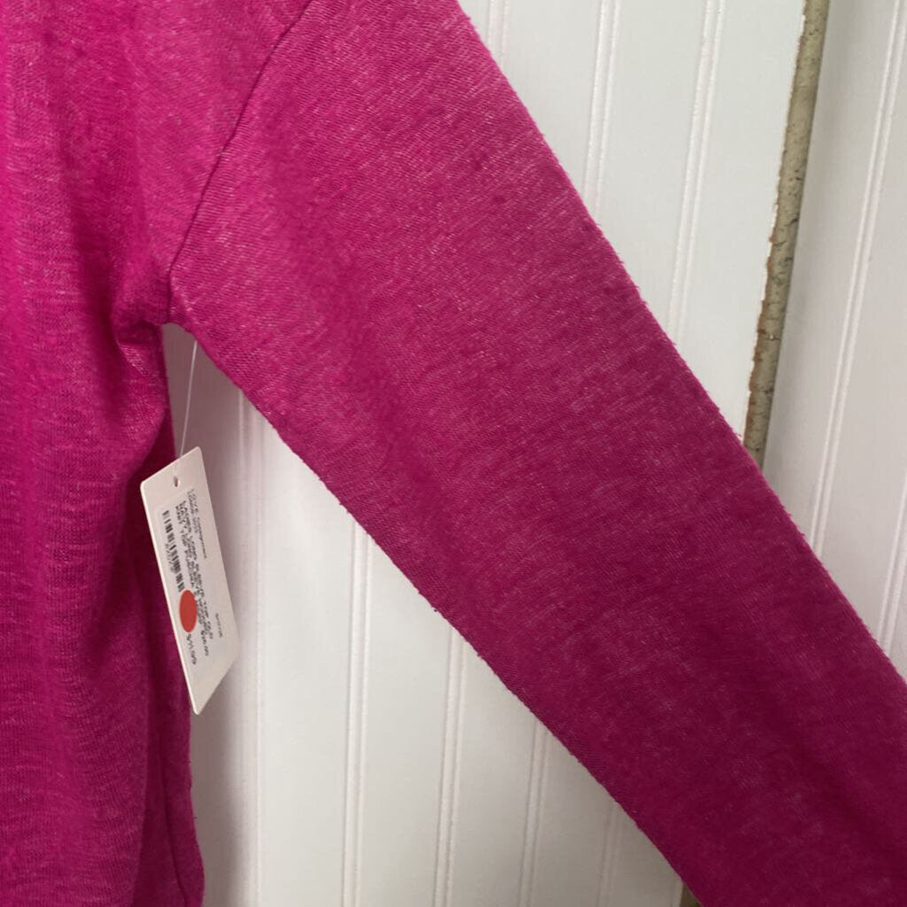 LONG SLEEVE HOODED KNIT TOP