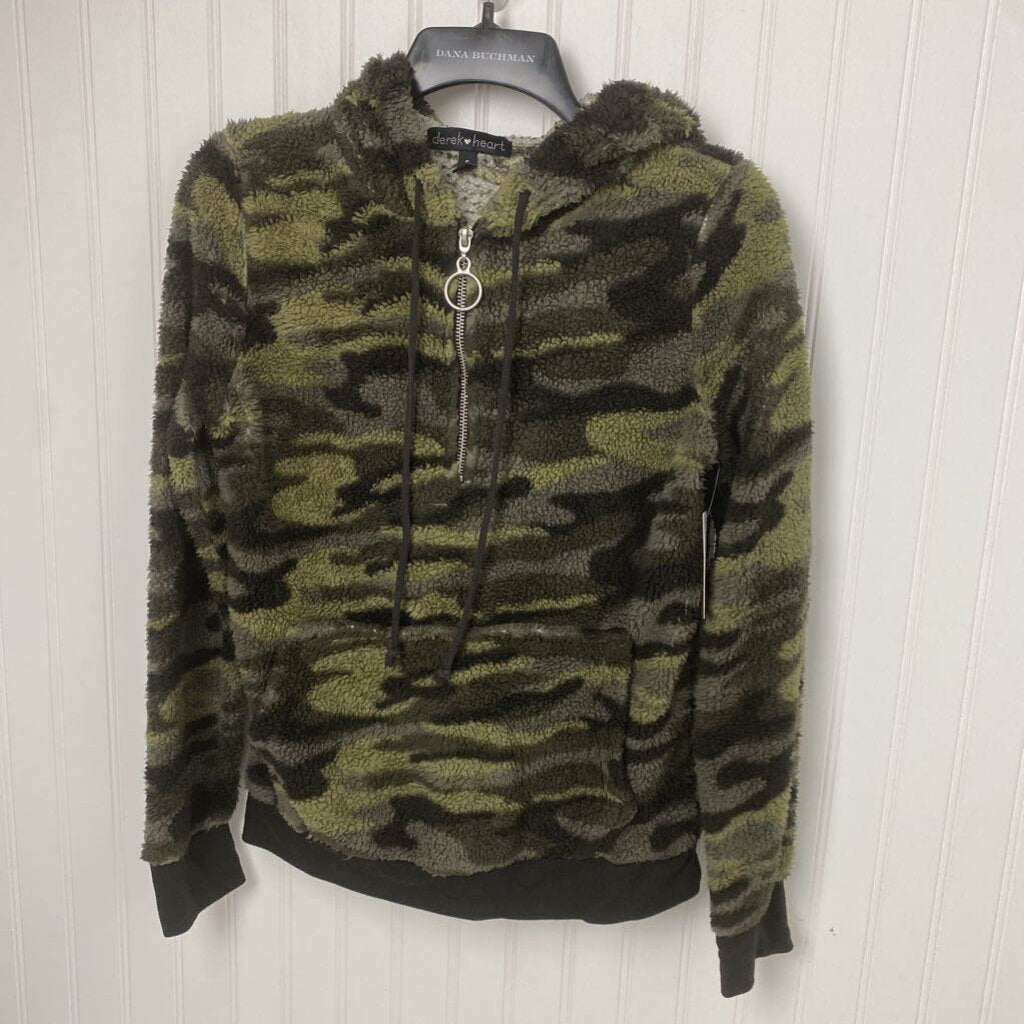 CAMOFLAGE FLEECE HOODIE