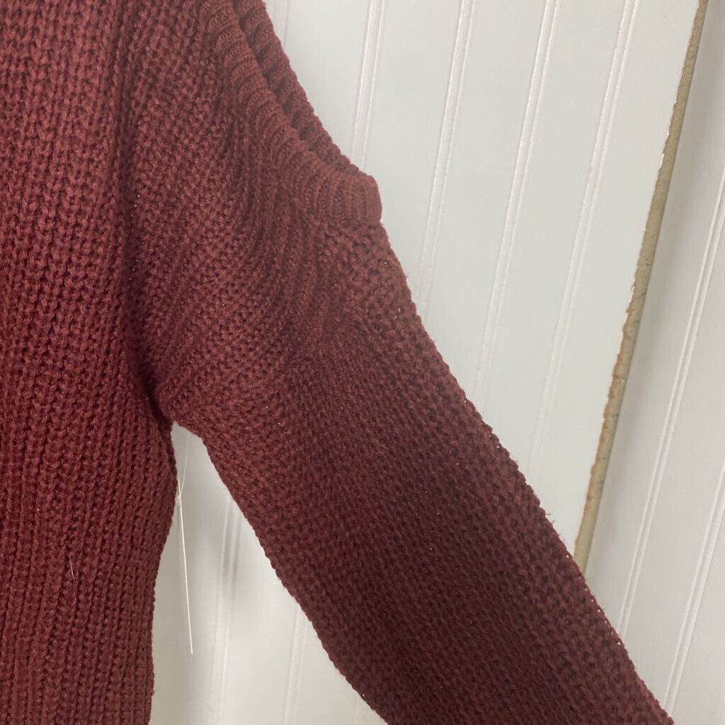 COLD SHOULDER SWEATER