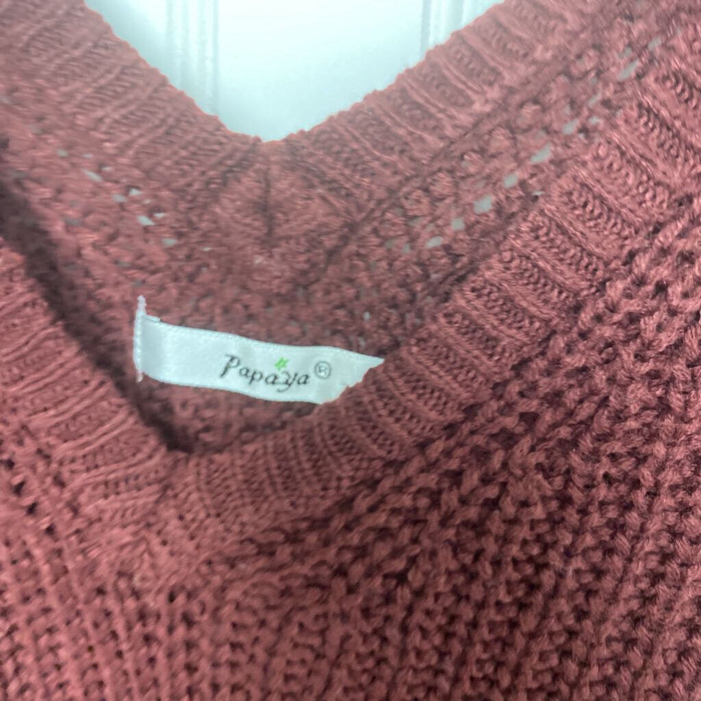 COLD SHOULDER SWEATER