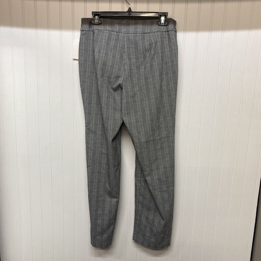 PLAID STRETCH PANTS