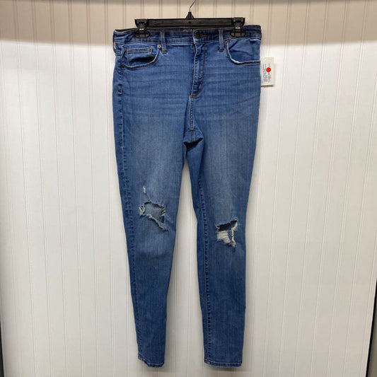 LADIES SKINNY DISTRESSED JEANS