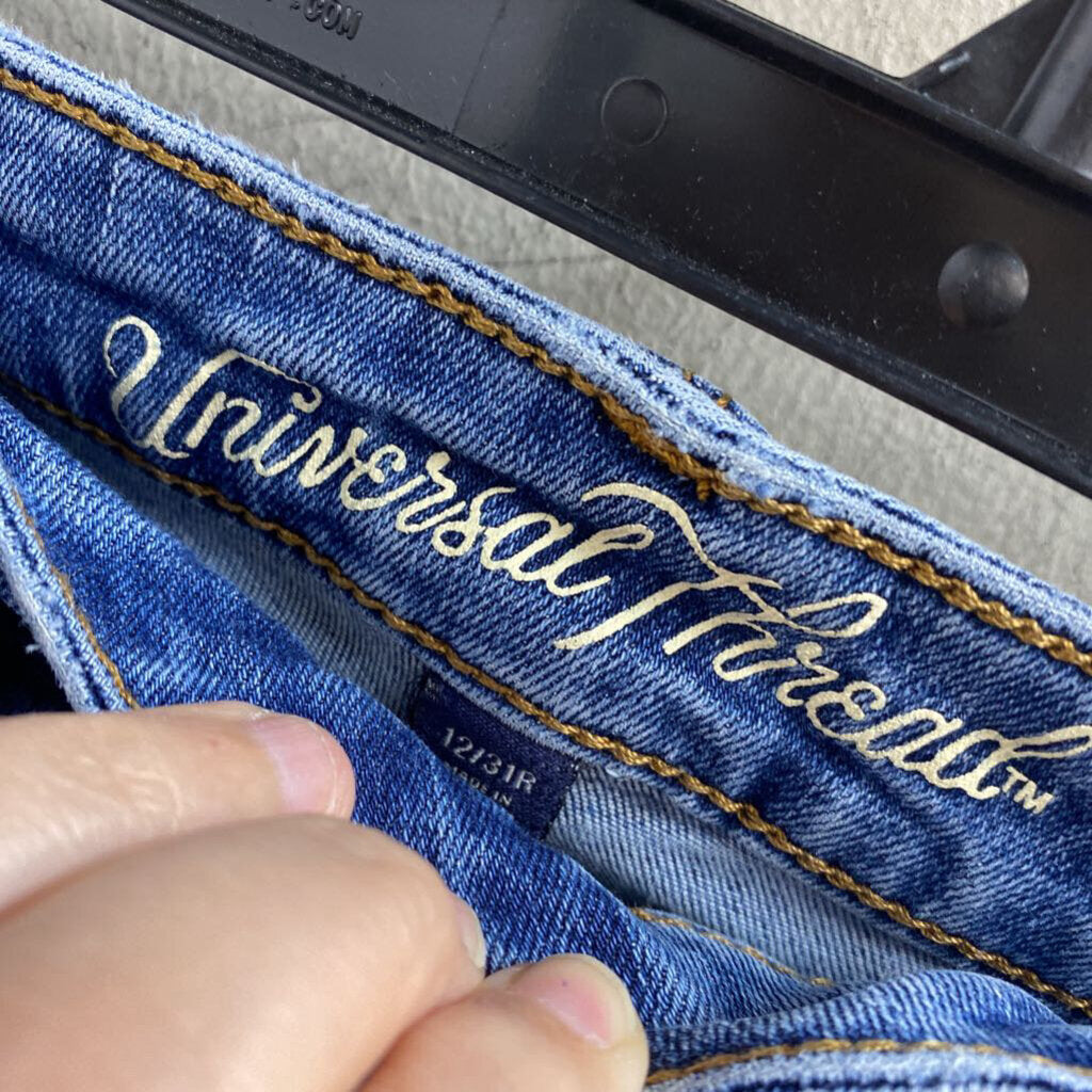 LADIES SKINNY DISTRESSED JEANS