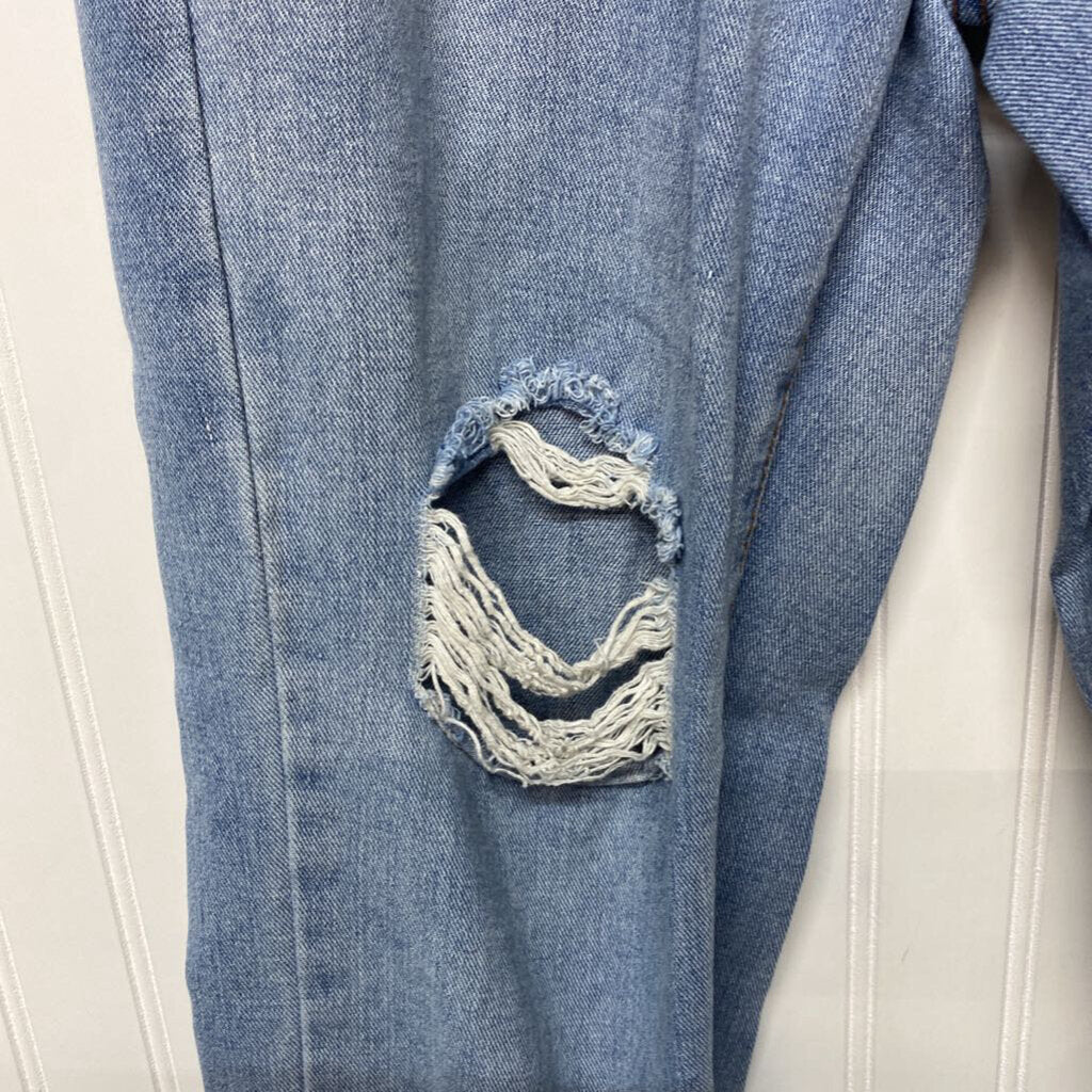 LADIES DISTRESSED JEANS