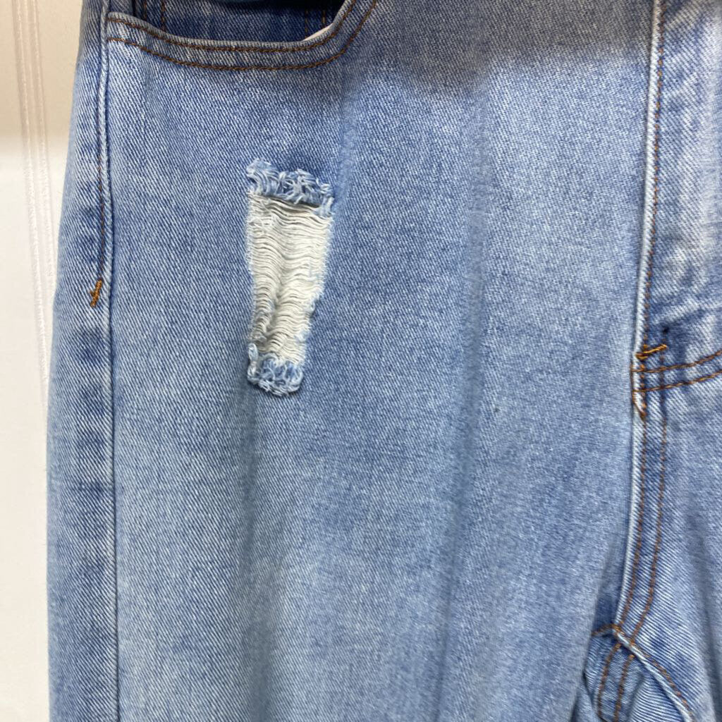 LADIES DISTRESSED JEANS