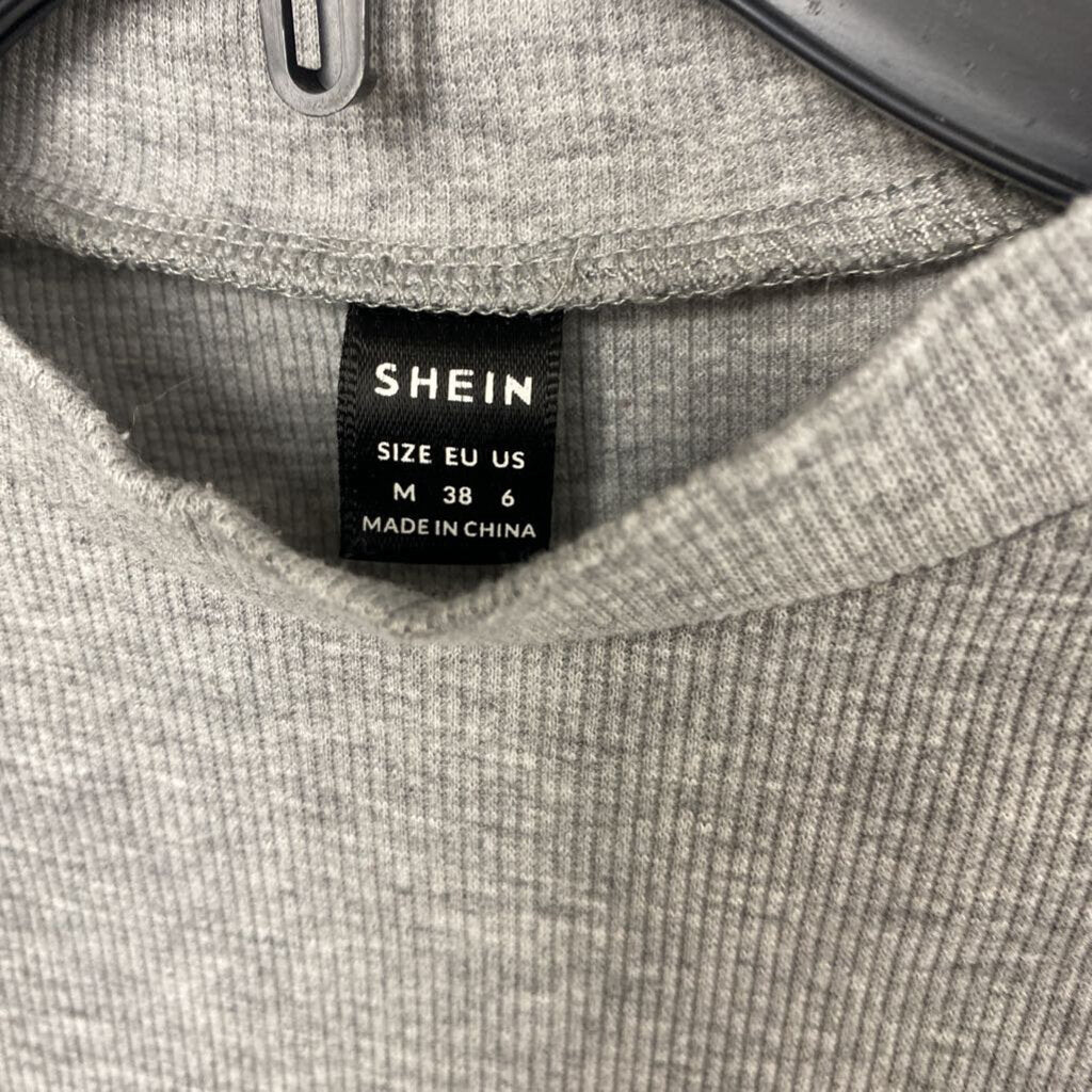 SHORT SLEEVE RIB KNIT TEE